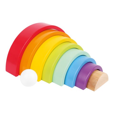 small foot Holzspielzeug Motor Regenbogen