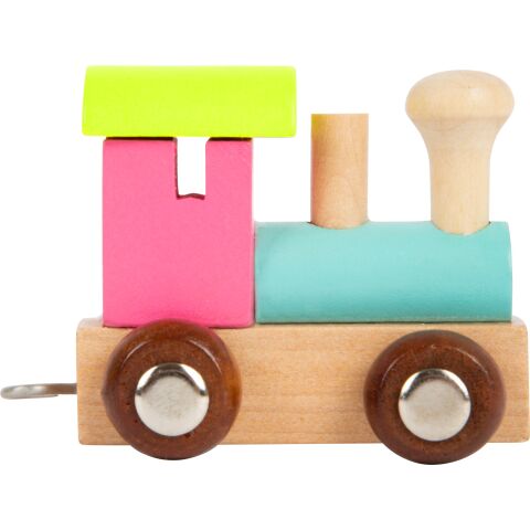 small foot Bunte Lokomotive Zug