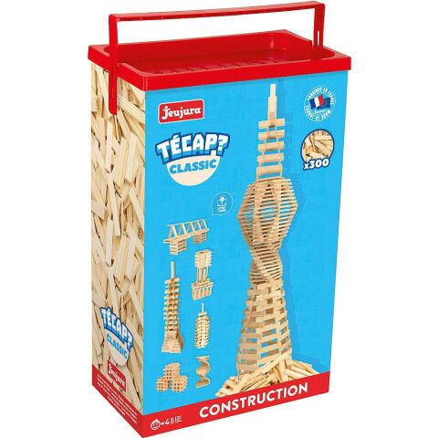 Jeujura Técap Classic 300-teiliger Holzbausatz