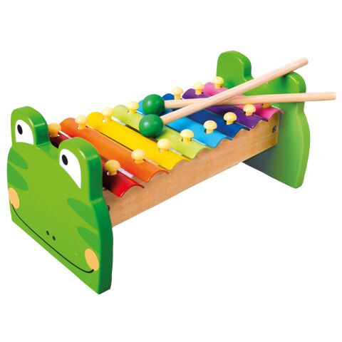 Bino Metall Xylophon Frosch