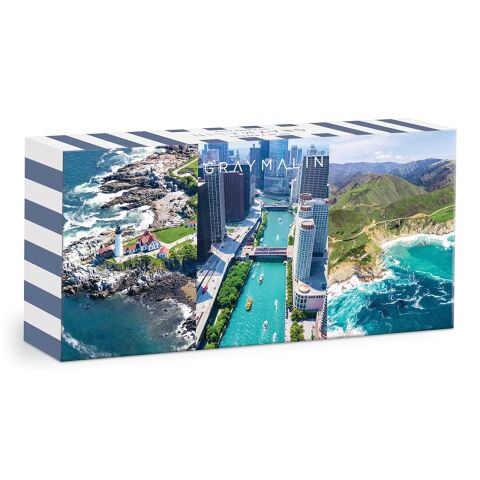 Galison Puzzle Luftaufnahmen der USA 3×120 Teile
