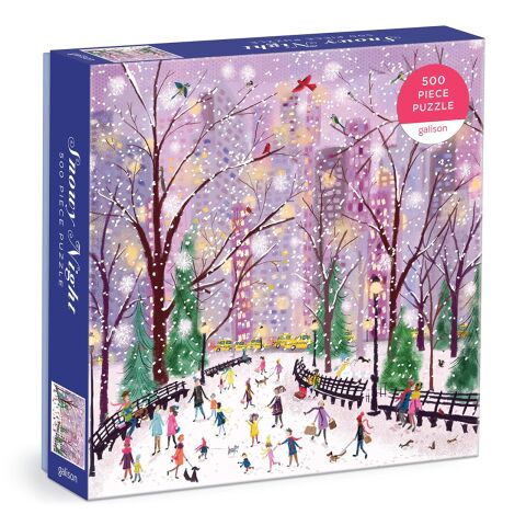 Galison Puzzle Snow Night 500 Teile