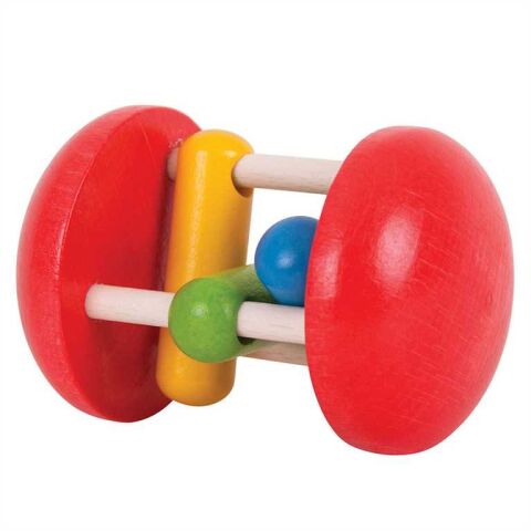 Bigjigs Baby-Rassel Regenbogen Roller