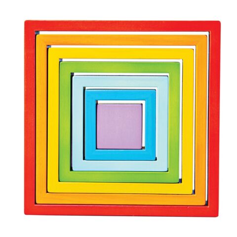 Bigjigs Baby hölzerne faltbare Quadrate