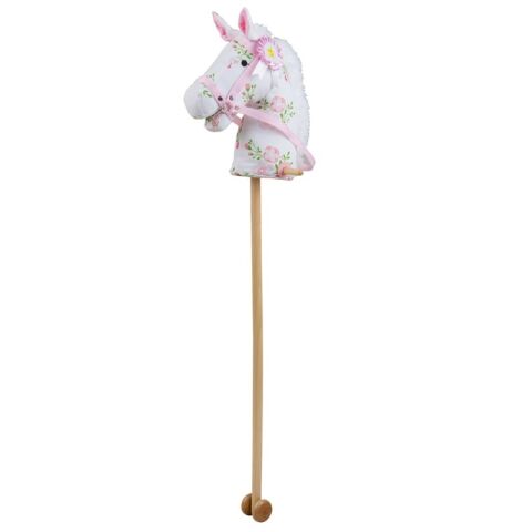Bigjigs Toys Rosa Pferd auf einem Stock