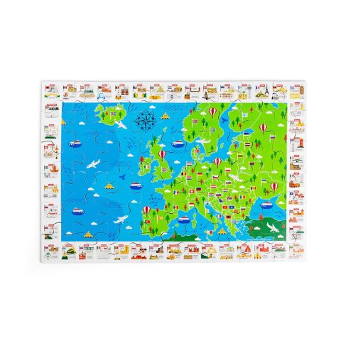 Bigjigs Toys Puzzle Europäische Denkmäler
