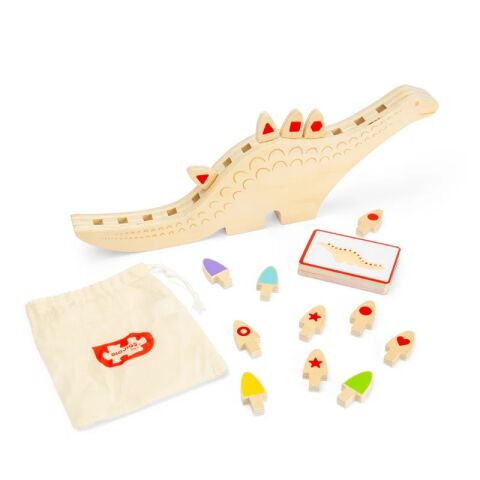 Bigjigs Toys Holzsortierspiel Dinosaurier