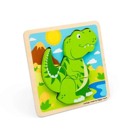 Bigjigs Toys Holz T-Rex Einfügpuzzle