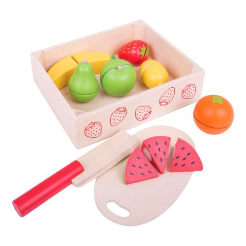 Bigjigs Toys Schneiden von Obst in einer Schachtel