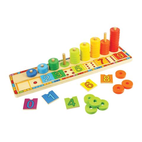Bigjigs Toys Setztafel mit Zahlen