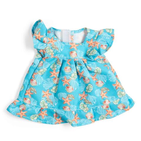 Bigjigs Toys Blaues Kleid mit Muscheln für Puppe 28 cm