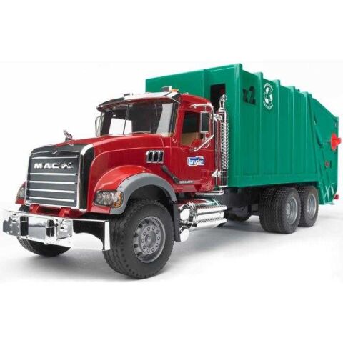 Bruder Truck MACK Granit-Müllwagen grün