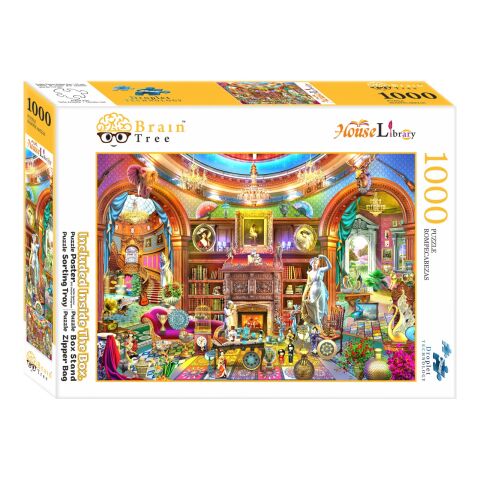 Brain Tree Puzzle Home Bibliothek 1000 Teile
