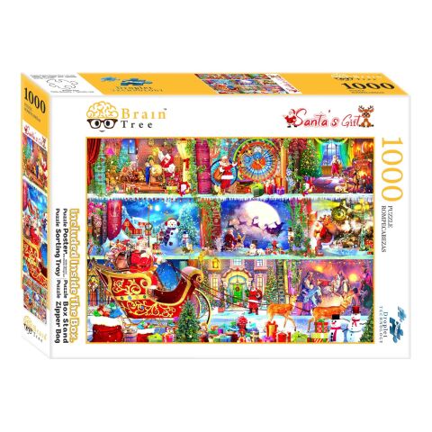 Brain Tree Puzzle Geschenke des Weihnachtsmanns 1000 Teile