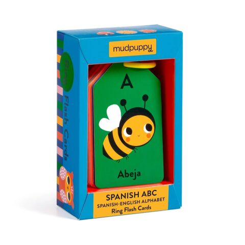 Mudpuppy ABC Spanisch-Englisch-Karten am Ring 27 Stk