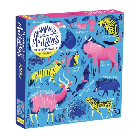 Mudpuppy Puzzle Säugetiere 500 Teile