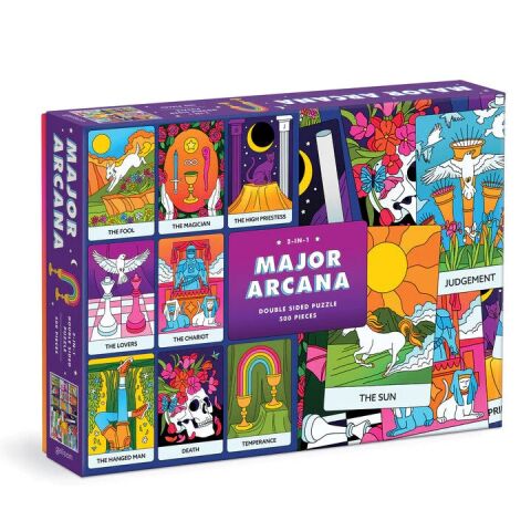 Galison Doppelseitiges Puzzle Major Arcana 500 Teile