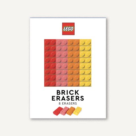 Chronicle Books LEGO® Schul-Radiergummis 8 Stück mehrfarbig
