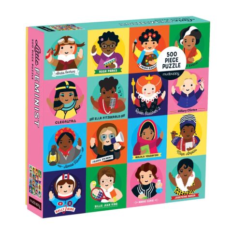 Mudpuppy  Little Feminist Puzzle Prominente Frauen 500 Teile