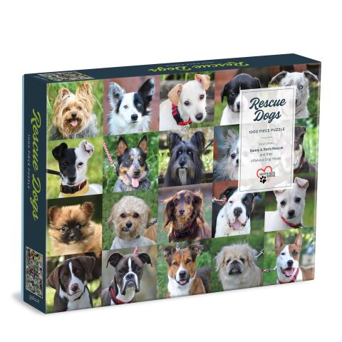 Galison Puzzle Tierheimhunde 1000 Teile
