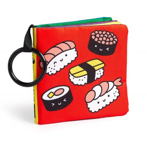 Mudpuppy Stoffbuch zum Aufhängen am Kinderwagen Gourmet