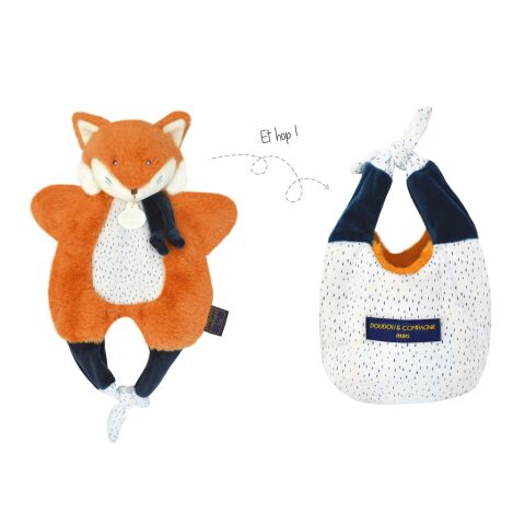 Doudou Fuchs in 3in1 Tasche