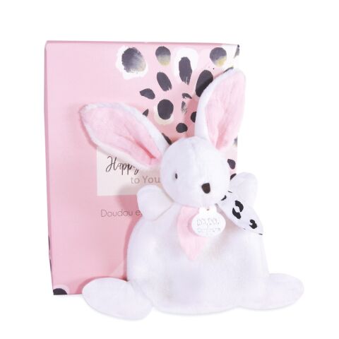 Doudou Geschenkbox rosa - Mini Kaninchen 17 cm