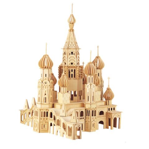 Woodcraft Holzpuzzle 3D Kirche Petersburg