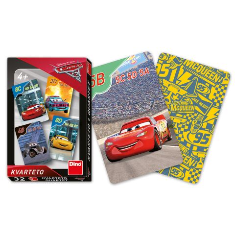 Dino-Spielkarten CARS 3 Quartett