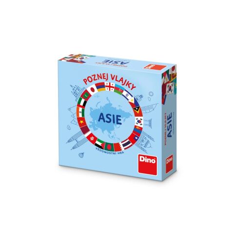 Dino Reisespiel Kenne die Flaggen – Asien
