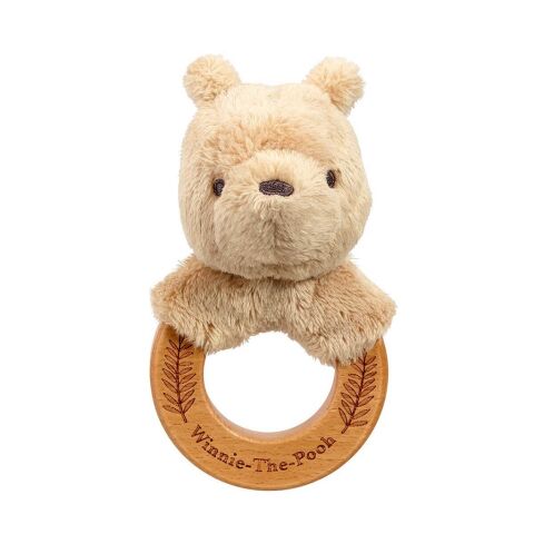 Rainbow Winnie the Pooh Holz/Plüschrassel