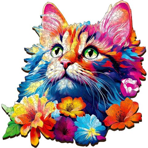 EscapeWelt Holzpuzzle Katze 200 Teile