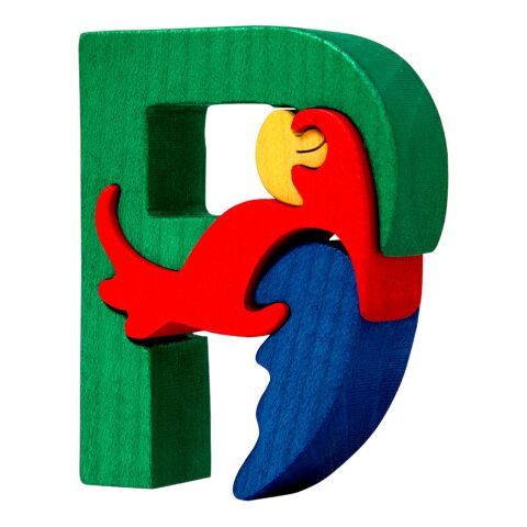 Fauna Alphabet Buchstabe P Papagei