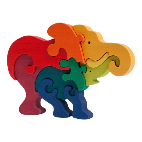 Fauna Massivholzpuzzle Elefanten