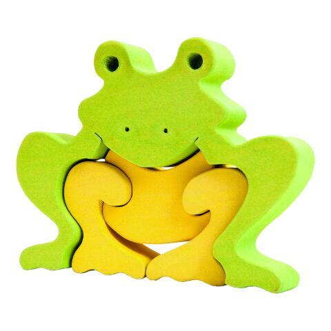 Fauna Massivholzpuzzle großer Frosch