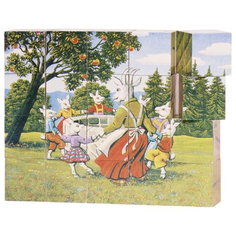 Goki Würfelpuzzle Märchen 20 Stk