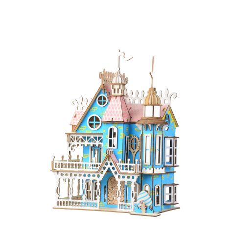 Woodcraft Hölzernes 3D Puzzle Märchenvilla