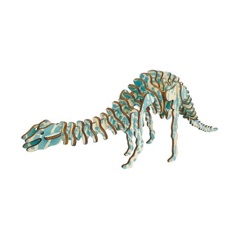 Woodcraft Hölzernes 3D Puzzle Diplodocus