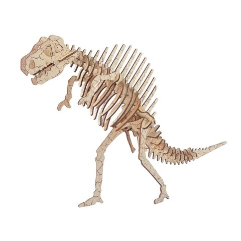 Woodcraft Hölzernes 3D Puzzle Spinosaurus