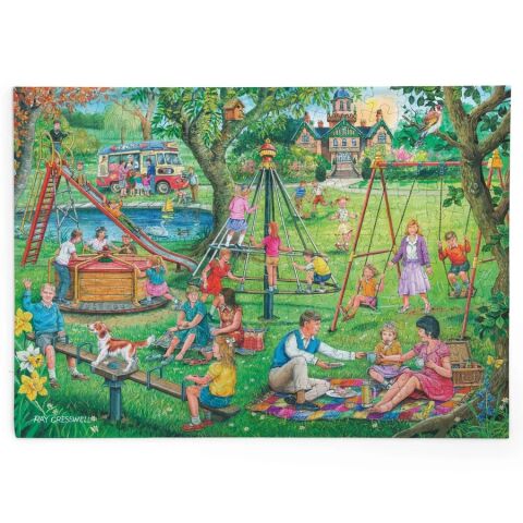 HOP Puzzle Picknick auf dem Spielplatz 250 große Teile