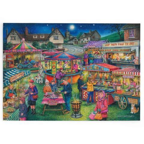 HOP Puzzle Dorffest 500 große Teile