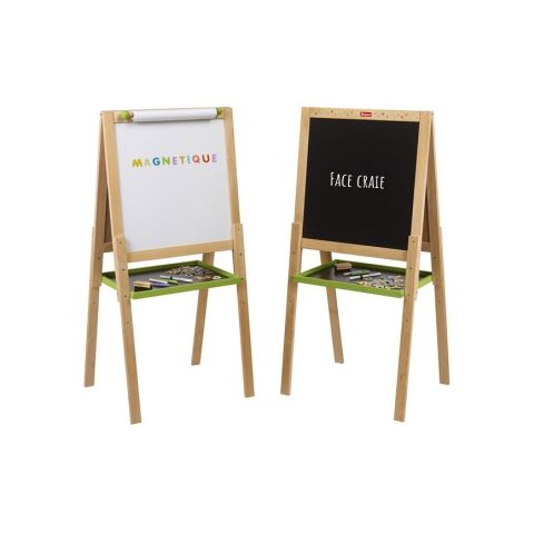 Jeujura Multifunktionales Holzbrett 54x54 cm mit Papierrolle