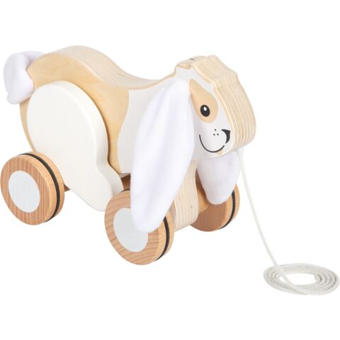 small foot Holz Ziehspielzeug Hase mit Raschelohren