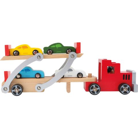 small foot Holztransporter mit Autos