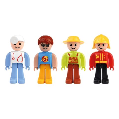 Lena Workies Figuren-Set mit beweglichen Beinen, dekorativer Karton
