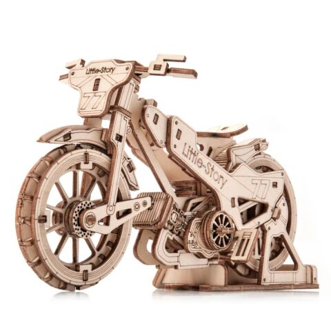 Little Story 3D-Holzpuzzle Speedway Bike