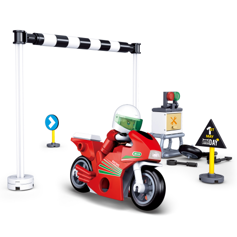 Sluban Town Motorcycles M38-B0717A Rennmotorrad