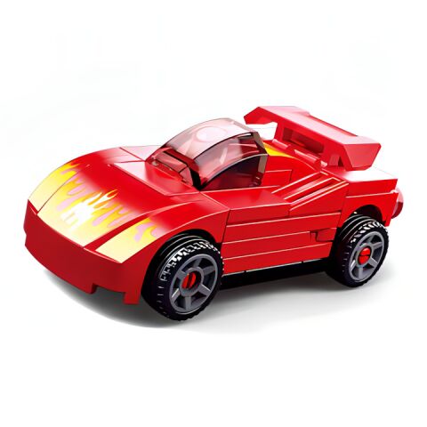 Sluban Power Bricks M38-B0801E Stretch Car Rot Sportwagen