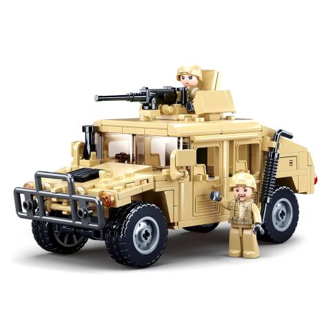 Sluban Armee Modell Ziegel M38-B0837 Hummer Off-Road Kampf