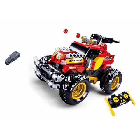 Sluban Power Bricks M38-B0991 RC Rot Off Road auf Fernbedienung